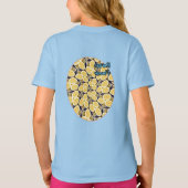 Yellow Lemons Pattern T-Shirt (Rückseite)