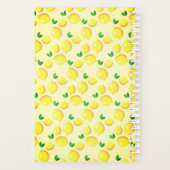 Yellow Lemons Planer - Maßgeschneidert (Rückseite)