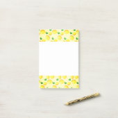 Yellow Lemons Post it Notes Post-it Klebezettel (Auf Schreibtisch)
