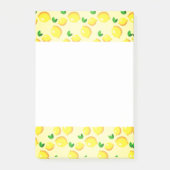 Yellow Lemons Post it Notes Post-it Klebezettel (Vorderseite)