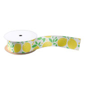 Yellow Lemons Ribbon Satinband (Spule)