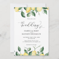 Yellow Lemons Summer Fruit Garden Wedding