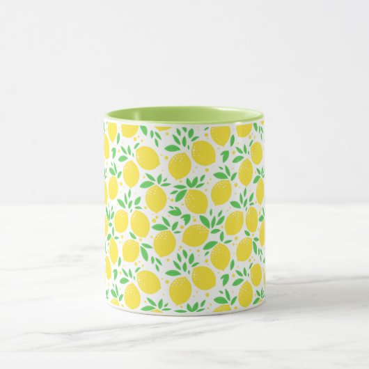 Yellow Lemons Tasse Gift (Zentrum)