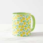 Yellow Lemons Tasse Gift (VorderseiteRechts)