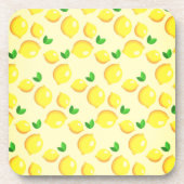 Yellow Lemonsm Getränkekappe Getränkeuntersetzer (Vorderseite)