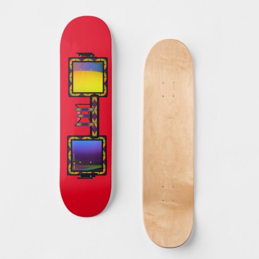 Yellow Lens Skateboard (Vorderseite)