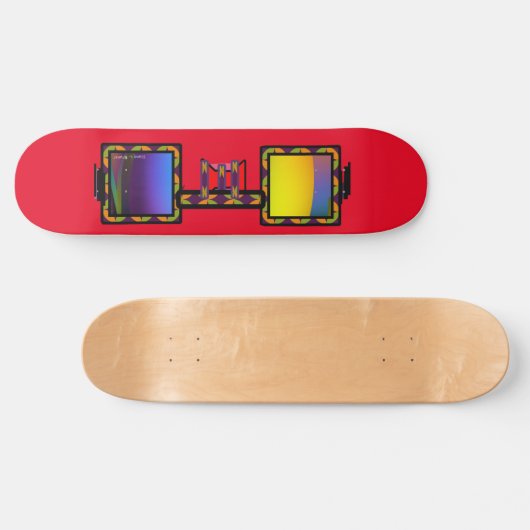 Yellow Lens Skateboard (Horizontal)