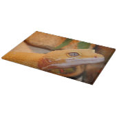 Yellow Leopard Gecko Cutting Board Schneidebrett (Ecke)