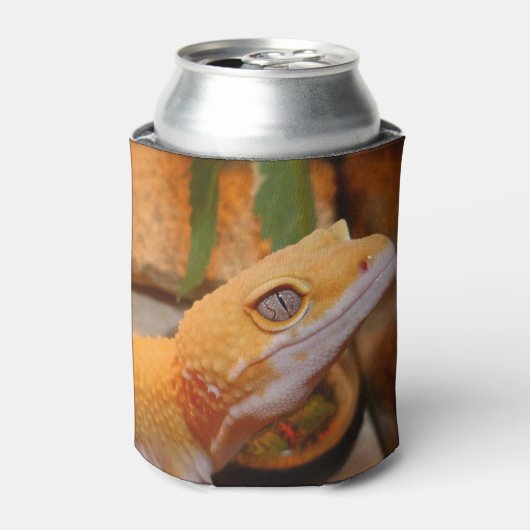 Yellow Leopard Gecko Dosenkühler (Kanne Vorderseite)