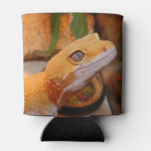 Yellow Leopard Gecko Dosenkühler (Rückseite)