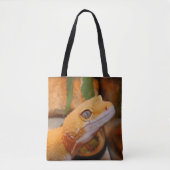 Yellow Leopard Gecko Lizard Tasche (Vorderseite)