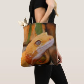 Yellow Leopard Gecko Lizard Tasche (Von Nahem)