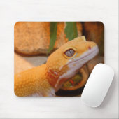 Yellow Leopard Gecko Mousepad (Mit Mouse)