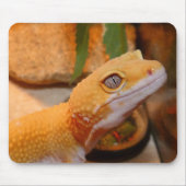 Yellow Leopard Gecko Mousepad (Vorne)