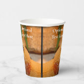 Yellow Leopard Gecko Pappbecher (Rechts)