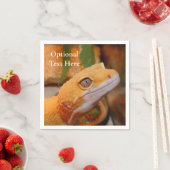 Yellow Leopard Gecko Serviette (Beispiel)