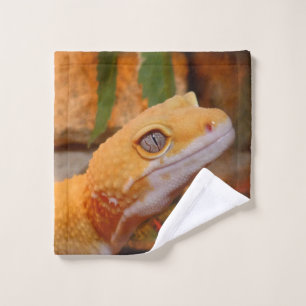 Yellow Leopard Gecko Waschlappen