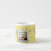 Yellow Liebe XOXO Cherish Teddy Bears Baby Tasse (Vorderseite)