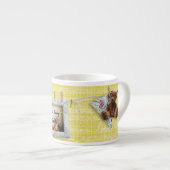 Yellow Liebe XOXO Cherish Teddy Bears Baby Tasse (Vorderseite Rechts)