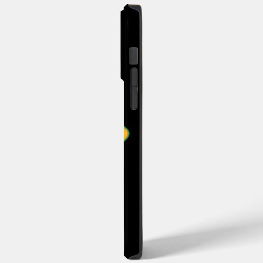 YELLOW LILA GREEN MARDI GRAS LIEBE & MASK Case-Mate iPhone HÜLLE (Rückseite / Links)