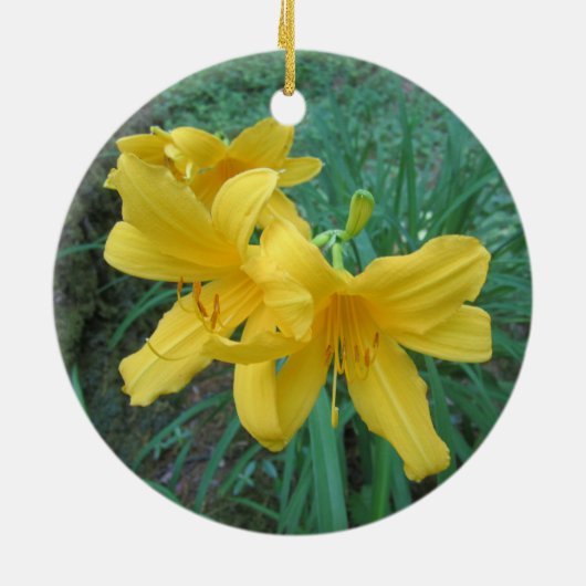 Yellow Lilies Ornament (Hinten)
