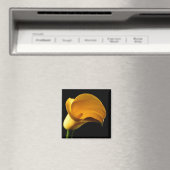 Yellow Lilly Magnet (In Situ (Geschirrspüler))