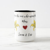 Yellow Lily Mütter Day Tasse (Mittel)