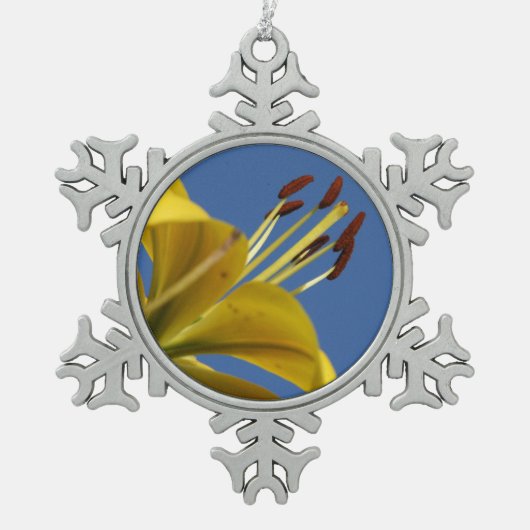 Yellow Lily Ornament (Vorderseite)