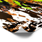 Yellow Lion Head Poster - Löwenwand (Ecke)