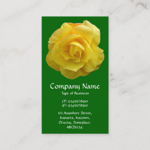 Yellow Lisianthus - Tiefe Gras grün Visitenkarte