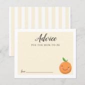 Yellow Little Süsse Babyduschkarte (Vorne/Hinten)