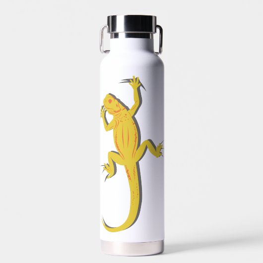 Yellow Lizard Trinkflasche (Vorne)