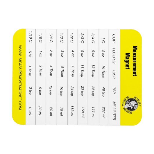 Yellow-Logo des Messmagneten Magnet (Horizontal)