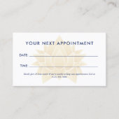 Yellow Lotus Massage Therapy Wellness-Center Terminkarte (Vorderseite)