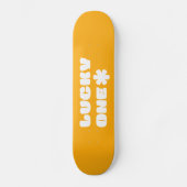 Yellow Lucky One Skateboard (Vorderseite)