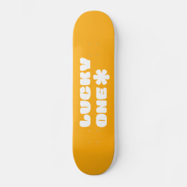 Yellow Lucky One Skateboard