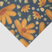 Yellow Luxe Florals Seidenpapier (Detail)