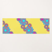 Yellow Mandala Yoga Mat Yogamatte (Vorderseite (Horizontal))