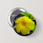 Yellow Mandevilla Button (Vorne & Hinten)