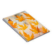 YELLOW MAPLE-BLÄTTER NOTIZBLOCK (Rechte Seite)