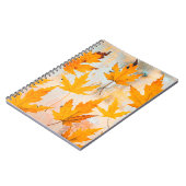 YELLOW MAPLE-BLÄTTER NOTIZBLOCK (Linke Seite)
