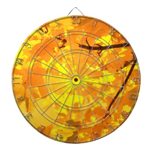 Yellow Maple Dart Board Dartscheibe (vorne)