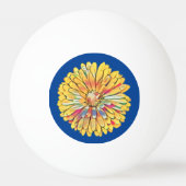 Yellow Marigold Blume Dart Board Ping Pong Paddle Tischtennisball (Rückseite)