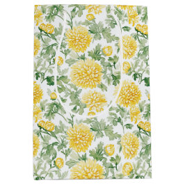 Yellow Marigold Flowers Bridal Shower Mittlere Geschenktüte