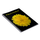 Yellow Marigold - individualisierbares Notebook Notizblock (Rechte Seite)