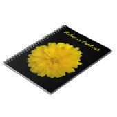 Yellow Marigold - individualisierbares Notebook Notizblock (Linke Seite)