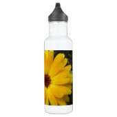 Yellow Marigold Macro Edelstahlflasche (Rechts)