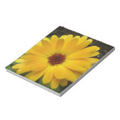 Yellow Marigold Macro Notepad Notizblock (Rotiert)