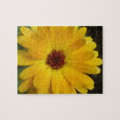 Yellow Marigold Macro Puzzle (Horizontal)