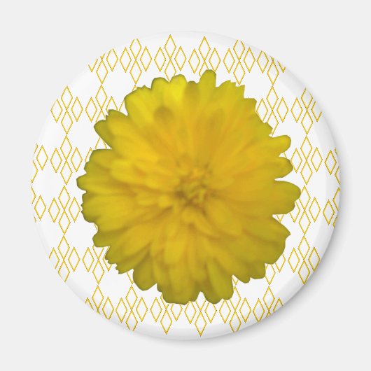 Yellow Marigold Magnet (Vorne)